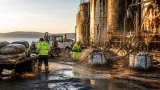 Cleanup begins at St. Mary's as crews tackle decades of rotten fish sauce