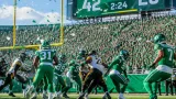 Riders roar back in second half, rout Redblacks 42-20 at Mosaic Stadium