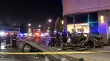 Two dead after vehicle crashes into Laval gym following attempted police stop
