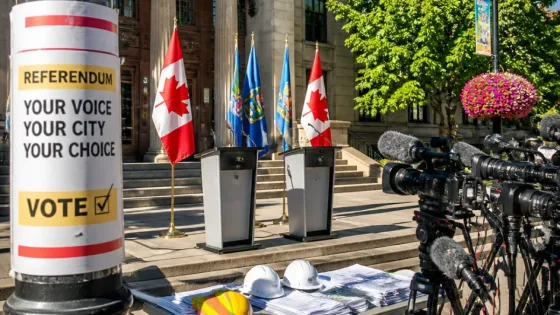 Carney announces $510M for water and sewer projects in Alberta amid referendum tensions