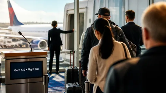 Delta travellers take note: LaGuardia agent’s tactic offers lesson for gate chaos