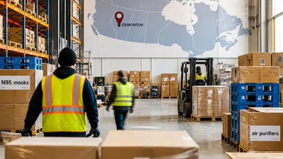 Edmonton chosen as site of Amazon’s first Canadian disaster relief hub for wildfires