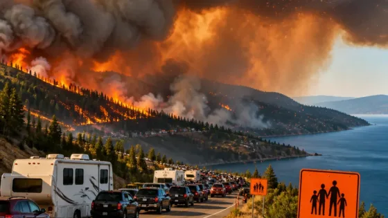 Wildfire surge in B.C.: nearly 30 new blazes and fresh evacuations near Kelowna