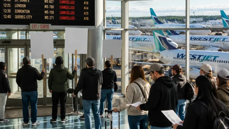 All WestJet flights at Halifax Stanfield cancelled Sunday amid labour dispute