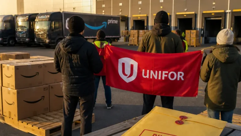 B.C. labour board orders binding arbitration in Amazon–Unifor dispute at Delta warehouse