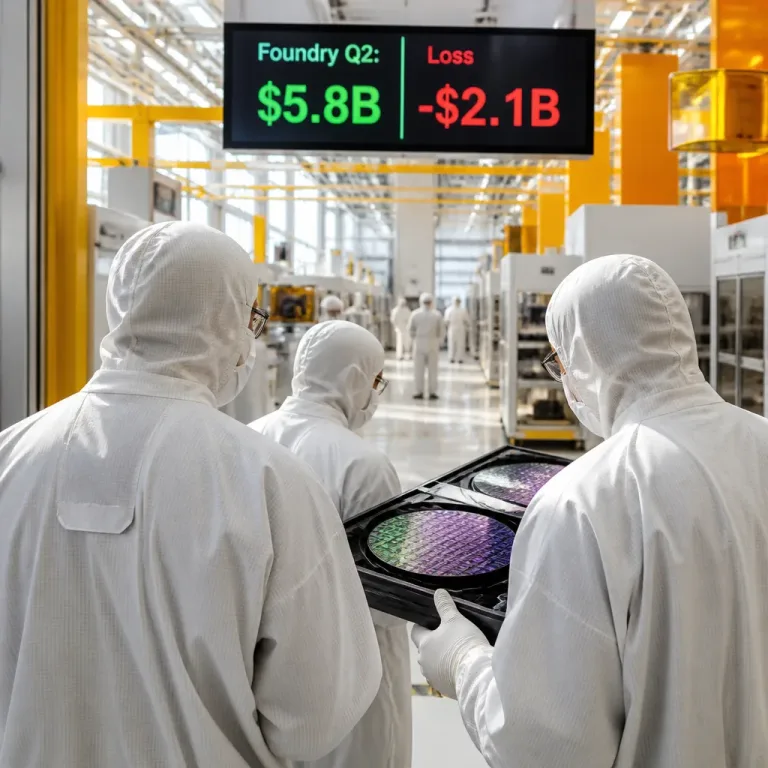 Intel lands Fortinet as first named foundry customer as unit narrows losses