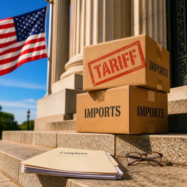 Small businesses take new legal aim at Trump tariffs that target 99% of imports