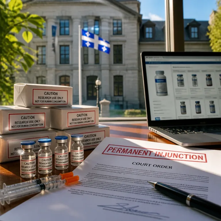 Health Canada wins permanent injunction to stop Quebec firm selling unauthorized injectable peptides