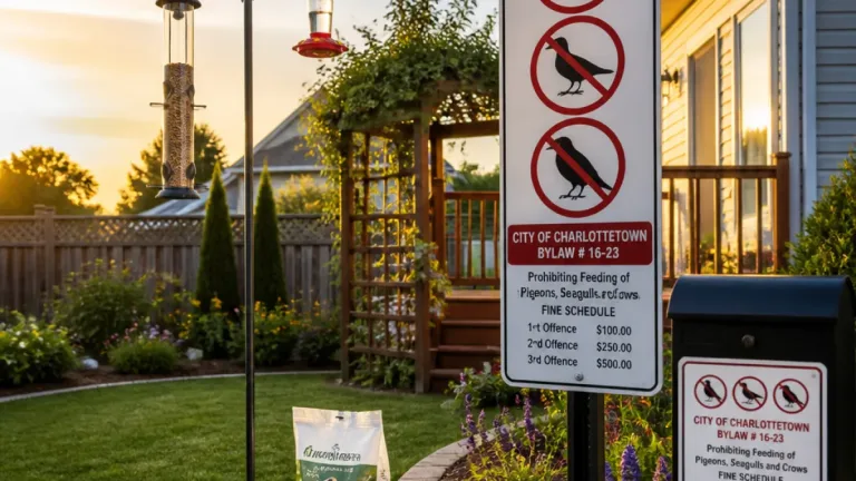 Charlottetown limits backyard bird feeding with new bylaw, fines up to $1,000