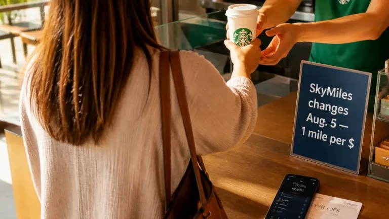 Delta travellers should note changes to SkyMiles at Starbucks starting Aug. 5