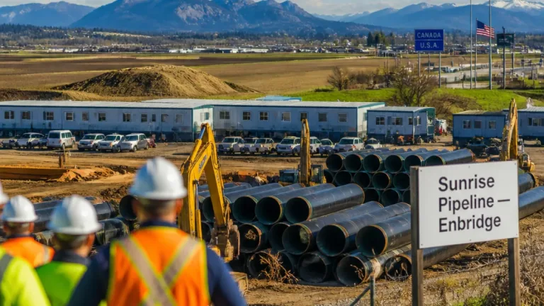 Enbridge Sunrise pipeline construction brings workers, spending to Abbotsford-area communities