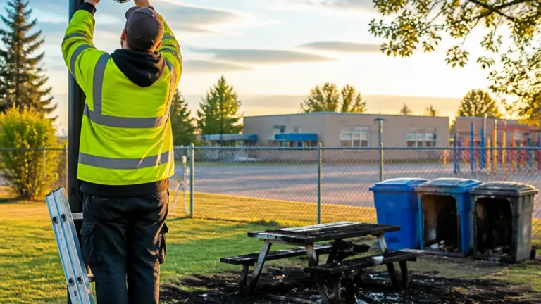 Fort St. John installs cameras at Kin Park to curb repeated vandalism and fires