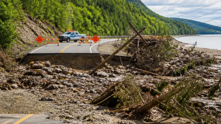 Heavy rains trigger landslides, widespread road damage and state of emergency in Laurentians