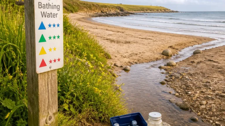 How to check bathing water quality — guidance referencing Devon and Cornwall beaches