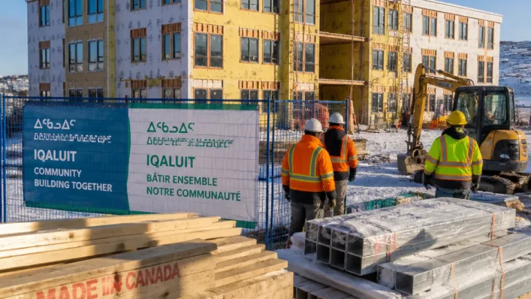 Inuit firm wins $35.6M Iqaluit housing contract under new Buy Canadian rules