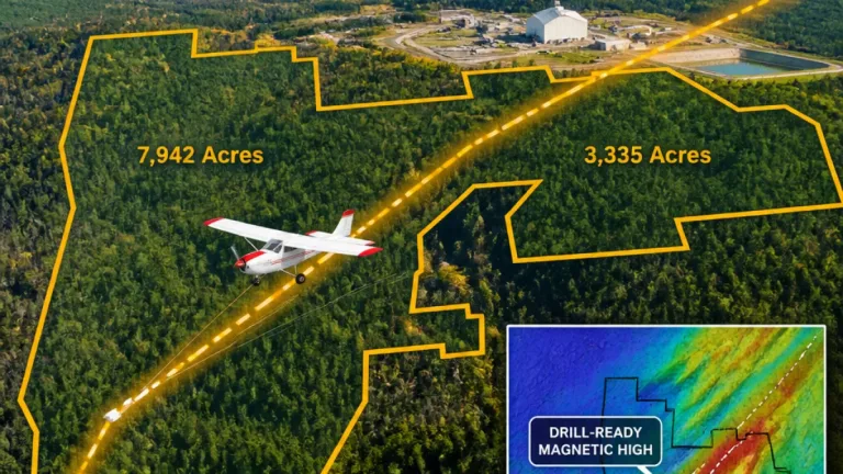 Junior miner more than doubles New Brunswick tungsten land package bordering Sisson deposit