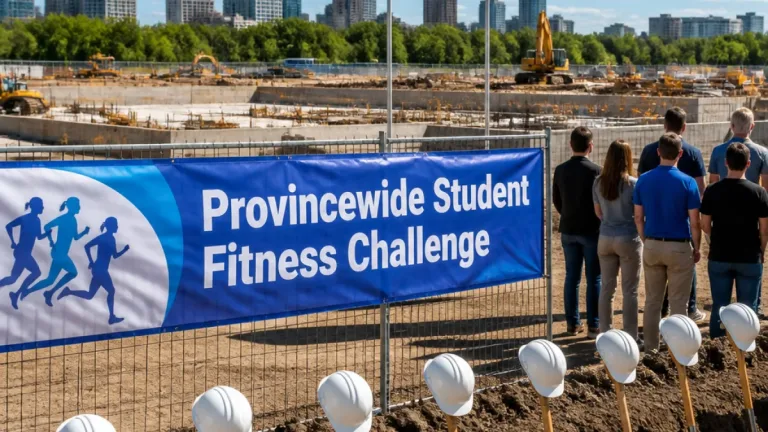 Kinew launches provincewide student fitness challenge with $1M school prize