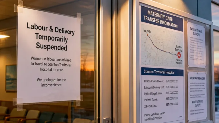 Labour and delivery temporarily suspended at Inuvik Regional Hospital amid physician shortage
