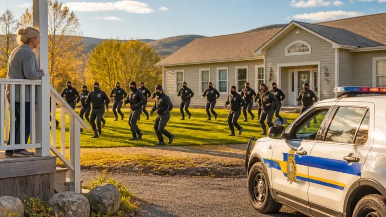 Masked members of national white supremacist group held military-style training near Millarville, residents say
