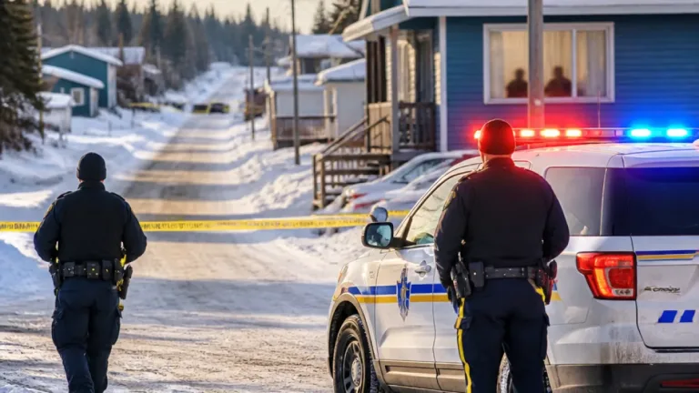 Northern Manitoba First Nation under lockdown after fatal shooting; suspect still at large