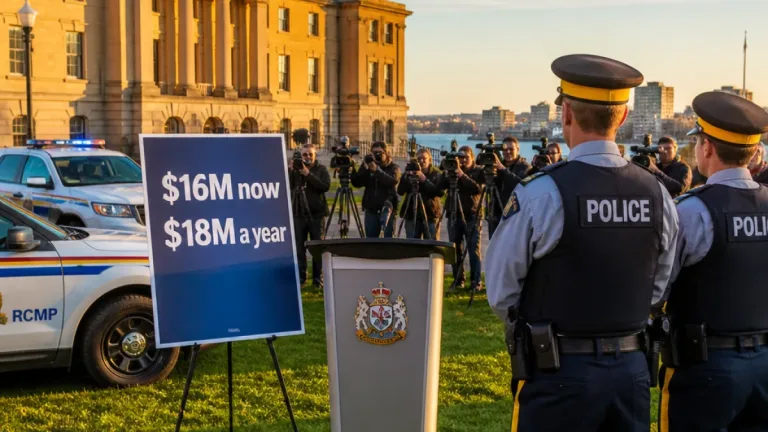 Nova Scotia pledges $16M now and $18M a year to add 25 RCMP officers