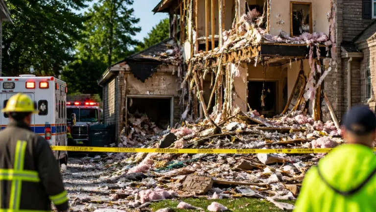 One critically injured after house explosion on Base Line Road in London
