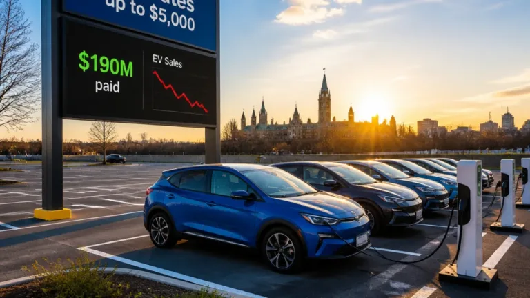 Ottawa sees $190M in federal EV rebates paid as uptake slows