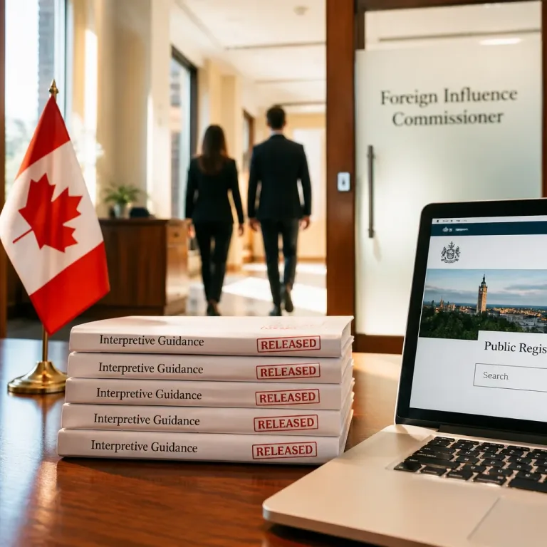 Federal foreign‑influence registry gets first guidance from commissioner
