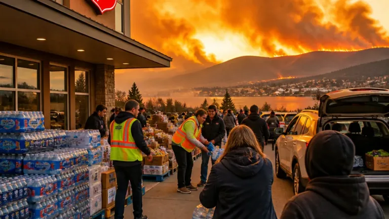Salvation Army in Vernon a hub of relief as Okanagan Lake wildfires force mass evacuations