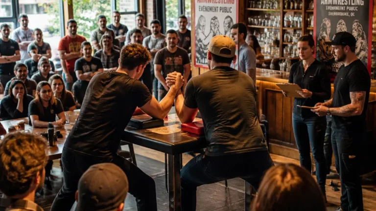 Sherbrooke armwrestler helps relaunch La Baraque de fer to grow local interest in the sport