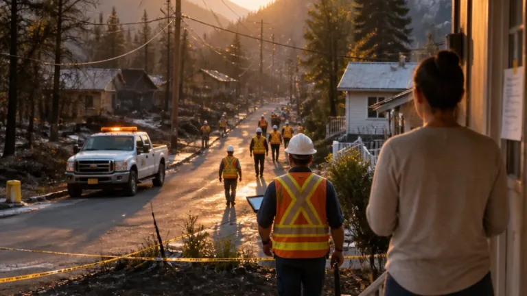 Survey of Clinton begins as crews tally damage and residents face expanded evacuations