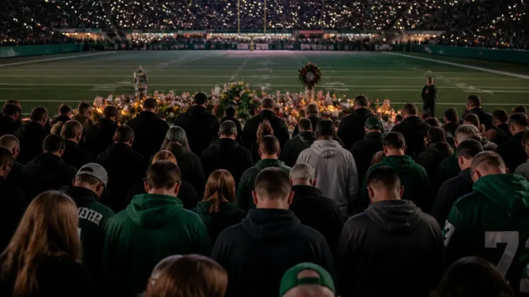Thousands at Mosaic Stadium pause as Riders honour teammate and young fan lost in crash