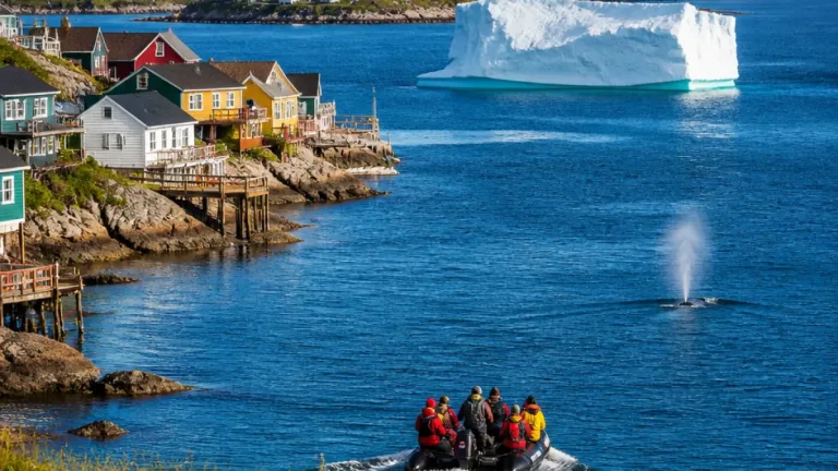 Trinity’s icebergs and whales draw visitors to Newfoundland’s storied coastline