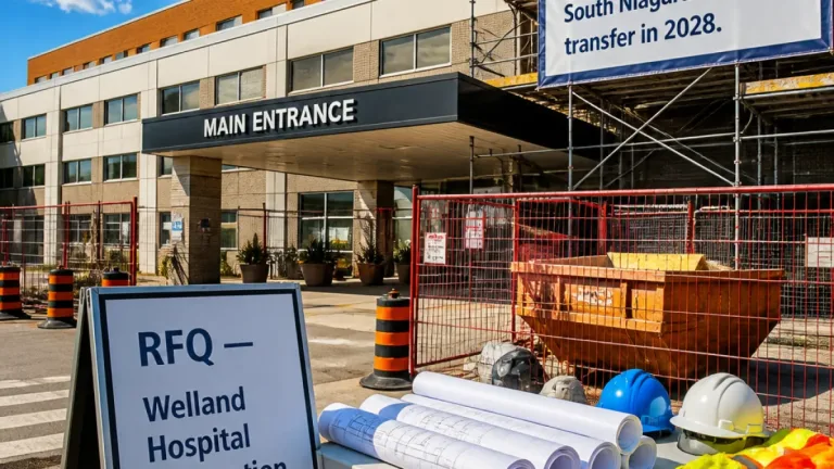Welland hospital renovation RFQ opens as region prepares for South Niagara Hospital move