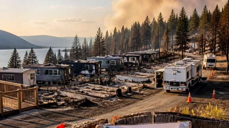 Wildfires ravage Interior communities as hundreds of structures and trailers destroyed